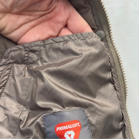 Bernardo Insulated Puffer Bomber Jacket Water Resistant Moonrock Size Large - Picture 15 of 15